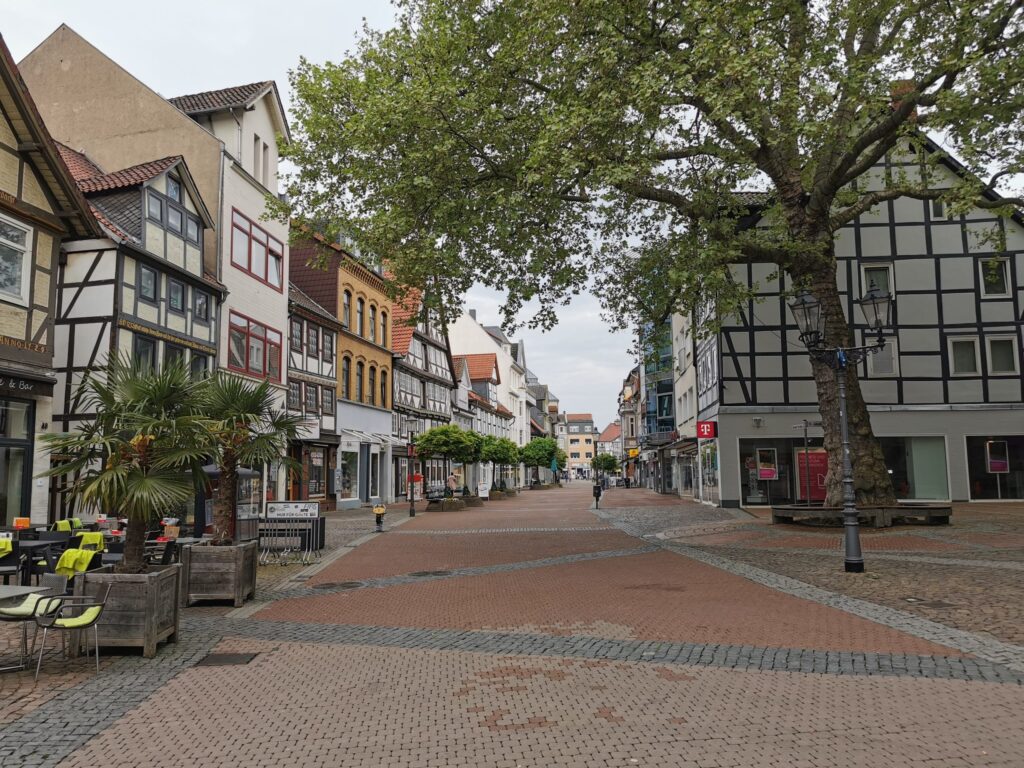 Die Fußgängerzone Peine