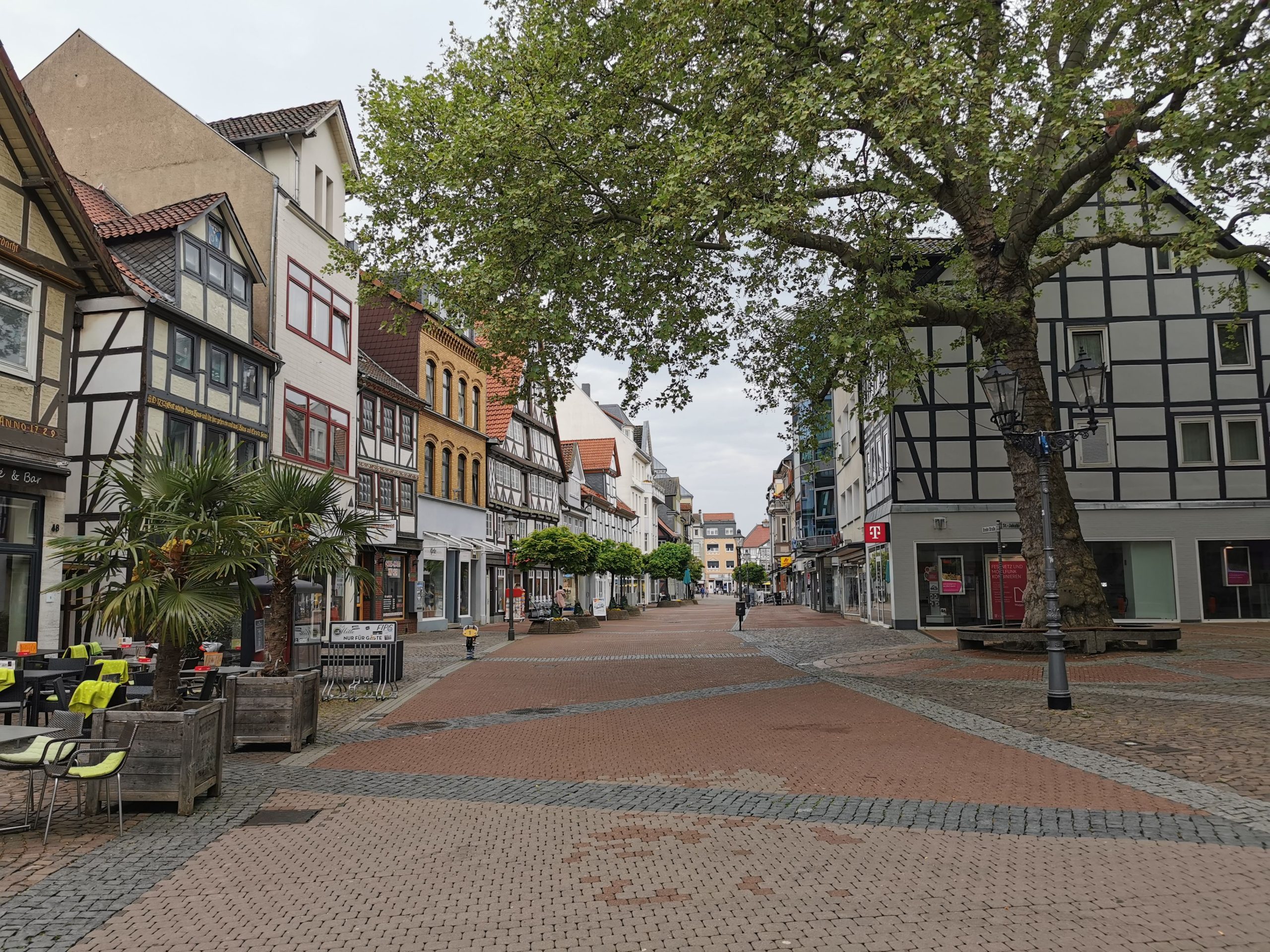 Die Fußgängerzone Peine